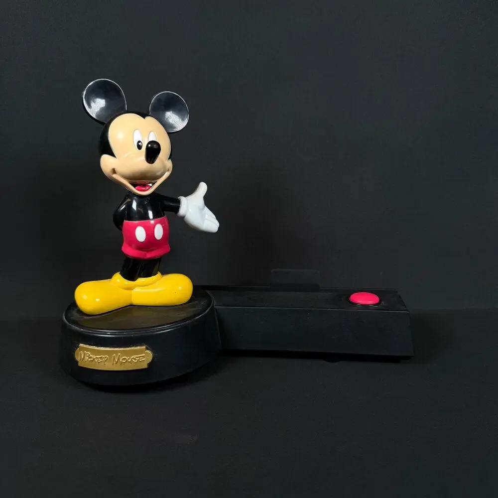 Disney Mickey Talking Animated Picture Frame Holder Bobble Head - TESTED!